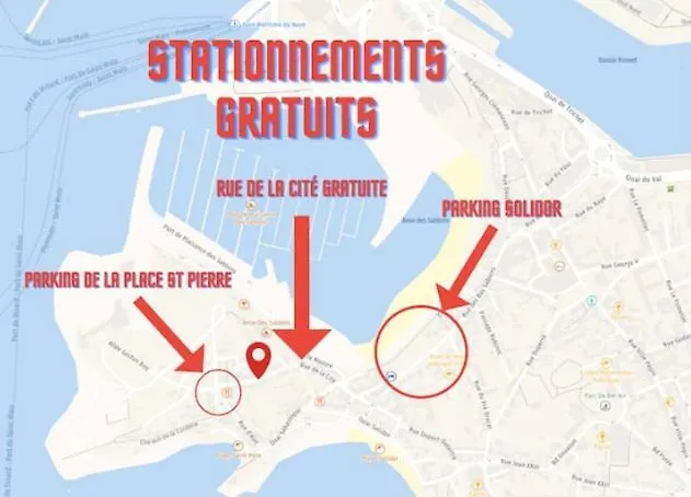 Appartement Moonrise - Plage 50M - Rue Gratuite Saint-Malo